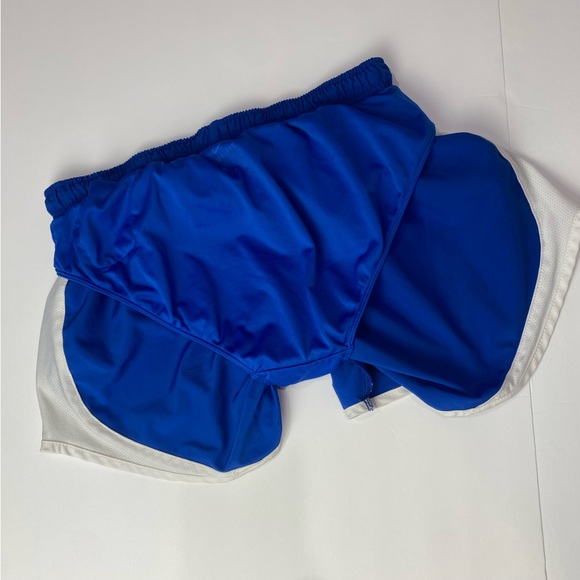 Nike Tempo blue white side panel running shorts brief lined size medium - Picture 6 of 13